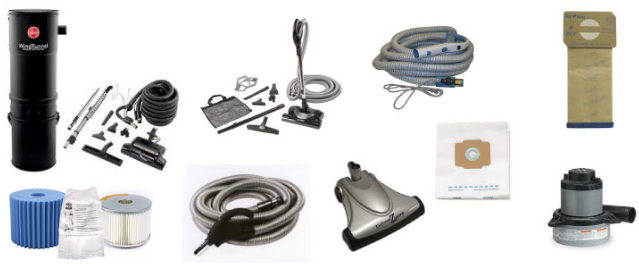 Vacuumville central vacuum parts and accessories
